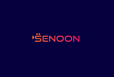 Senoon Logo (Project is done) branding colorful logo creative gradient logo graphic design illustrator logo logo desing minimal modern logo unique