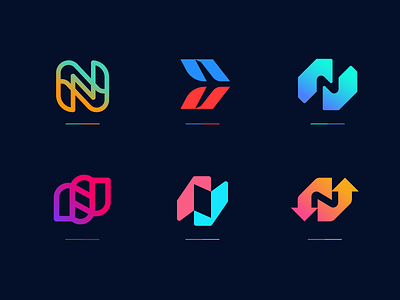 N Mark Exploration abcdefghijklmnopq abstract brand guideline brand identity branding concepts creative exploration identity illustration letter mark logo mark minimal n logo n mark rstuvwxyz simple symbol technology