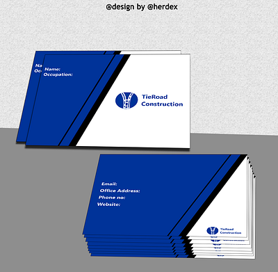 TieRoad Business card design