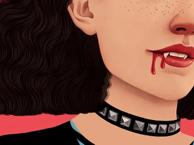 The Lost Girls book cover digital fantasy folioart illustration portrait publishing vampire