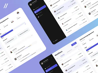 Document Management App dashboard design design ui document interaction interface management menu paperless template ui uiux ux web web app web design web interaction web site web ui workflow
