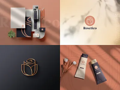 Rosetico Brand Concept branding