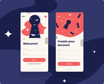 Sign In Form design ui ux