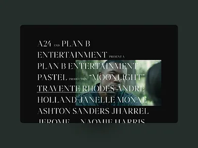 Moonlight Website Concept 002 dark design graphic design green hover interface moonlight typography ui web