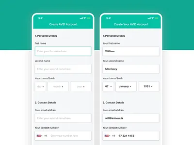 Sign up form - app onboarding app branding design form formdesign illustration logo onboarding signup ui ux uxdesign web website
