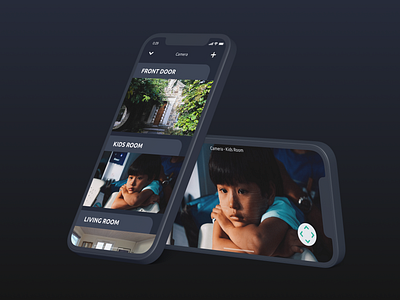 Camera View Mobile UI app camera dark mode design home interface ui ux view