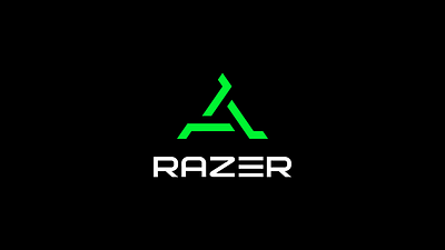 Razer logo redesign branding design gaming green illustration logo mascot mascot logo razer redesign typography ui ux vector