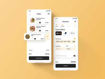 Checkout form checkout form design graphic design mobile app order payment ui