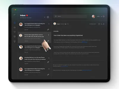 Email Dashboard UX UI Design admin app dashboad dashboard dashboard design design email email design finance financial illustration interface minimal minimal design ui uiux