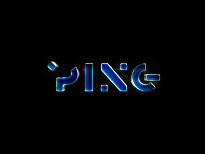 PING Studio. 3D Logo 3d 3d animation 3d illustration animation graphic design illustration logo motion graphics