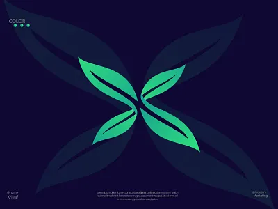 x-leaf logo branding creative logo flat logo gradient logo graphic design home logo icon logo design minimal logo minimalist logo modern logo x leaf logo