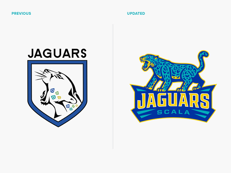 SCALA Jaguars | Rebranding by Dan Blessing | Design Shark® on Dribbble