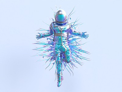 READY TO LAND 3d 3d animation astro blender blender3d cinema4d crypto design nft octane space