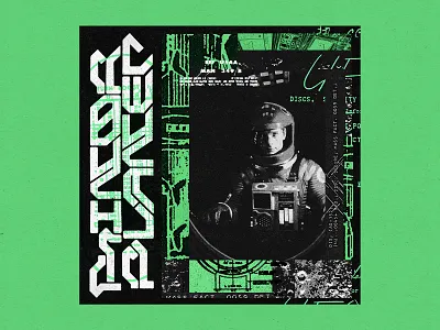 Minor Planet album album cover astronaut custom typography graphic design nasa sci fi scifi space typography