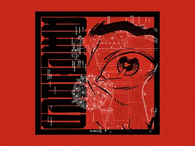 Deathray album album cover comic comic book custom typography deathray graphic design scifi typography