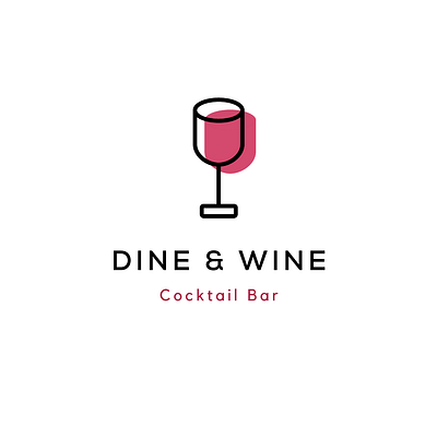 Dine & Wine Logo brand branding design illustration illustrator logo luxury photoshop vector