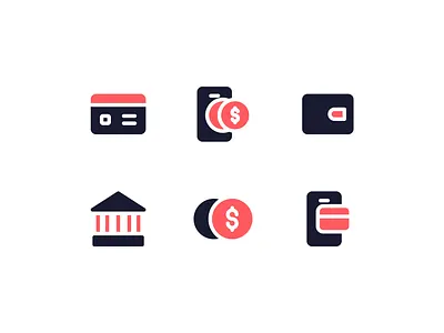 Currency Icon Sets - Lineal Color app icon bank basic icons credit card currency design essential icons exchange graphic design icon design illustration investment line icons logo mobile banking money online banking ui design ui icons