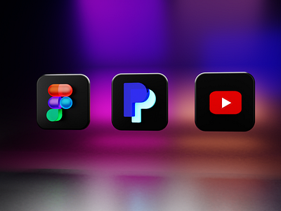 3D Icons 3d animation app applications branding design graphic design illustration logo motion graphics typogaphy ui ux vector