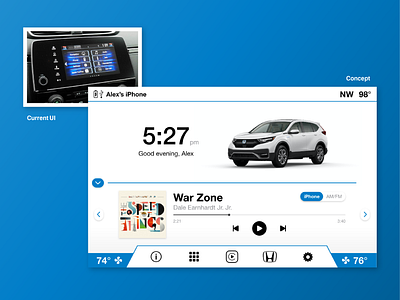 Honda Infotainment UI Concept - Part 1