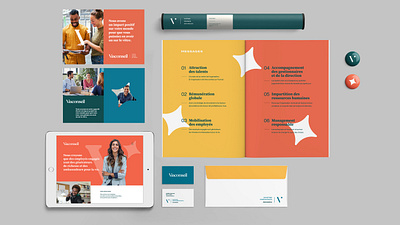 Viaconseil - Brand environment brand environment branding branding and identity design friendliness growth human resources identité visuelle logo logo design stationery valorization