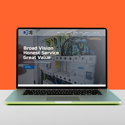 Website for Electrical Engineering branding web web design wordpress