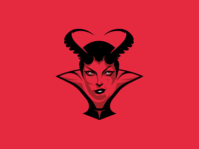 Demon Woman Logo branding demon devil graphic design illustration logo logotype succubus woman