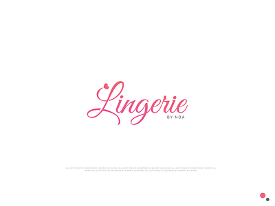 Lingerie by Noa | Wordrmark Logo :ingerie logotype