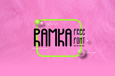 Ramka - Free Experimental Display Font design display font free free font freebie illustration logo type typeface vintage