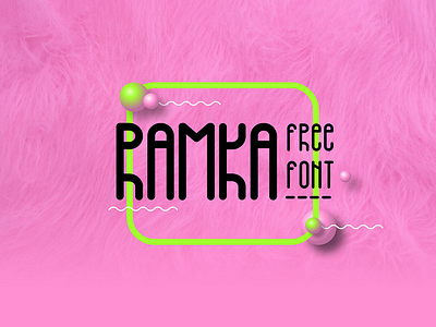 Ramka - Free Experimental Display Font design display font free free font freebie illustration logo type typeface vintage