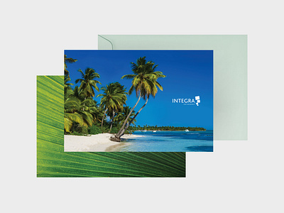 Corporate Brochure adobe indesign beach brochure caribbean corporate corporate design cover design mailer ocean palm tree print