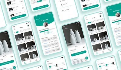 Dry Foot Studio App Concept app design ui ux