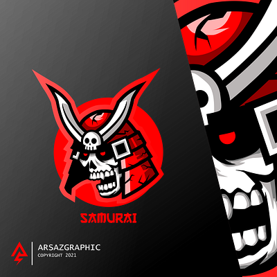SAMURAI branding esports esports logo illustration logo logofolio mascot mascot logo sports sports logo