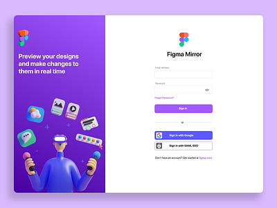 Figma Mirror Web Reimagined design figma figmamirror illustration ui uidesign ux uxdesign web