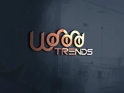 WoodTrens branding design graphic design illustration logo typography