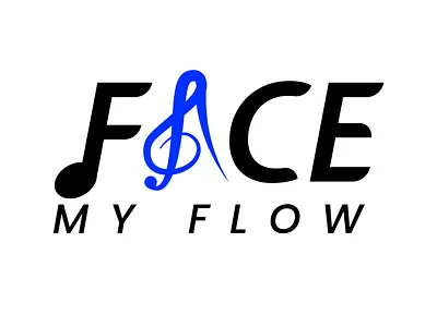 Logo Face My Flow branding design flat graphic design illustration logo logodesign minimal typography ui