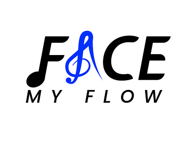Logo Face My Flow branding design flat graphic design illustration logo logodesign minimal typography ui