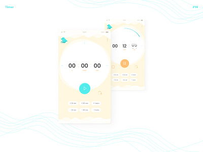 #14 Countdown Timer app figma tak tik time ui