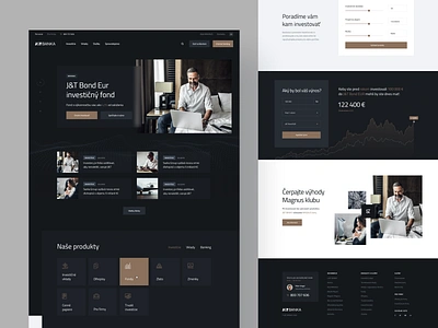 J&T Bank - Homepage V1 bank clean finances homepage internet banking minimal modern simple ui ux