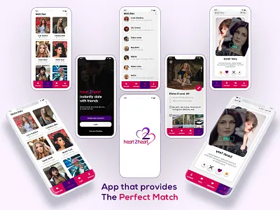 Heart2Heart | On Demand Dating App app like tinder best dating apps dating app ios applications match making app mobile applications tinder online