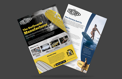 Surfboard Marketing Flyer Design Project a4 size ads advertisement flyer advertising design flyer flyer design flyer template leaflet marketing flyer poster design print ready sales sheet surf board surfboard surfing surfing flyer