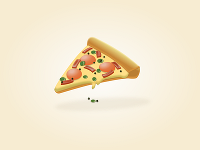 Pizza-Piece Artwork design graphic design top ux ui designer ui designer ux vector