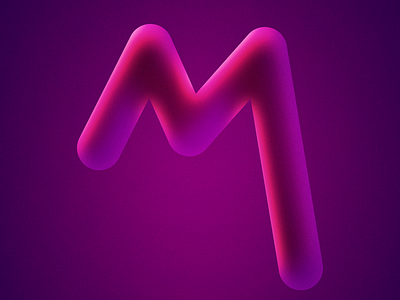 3D-M alphabet Artwork design graphic design illustration ui ui designer vector