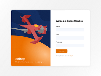 Sign Up Page | DailyUI #001 design graphic design illustration