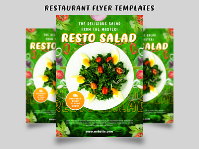 Restaurant Flyer Templates organic