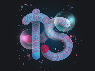 3D lettering 3d animation branding design graphic design illustration logo motion graphics neon vector
