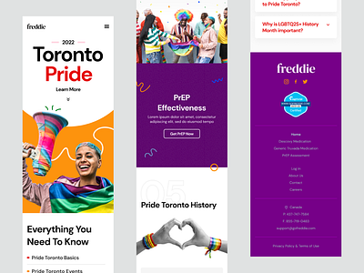Freddie - Pride Guide design graphic design graphics ui ui design