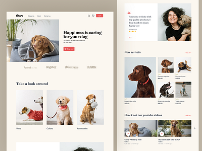 Ecommerce Website animal animalwebsite design ecommerce shop store ui ux webdesign website