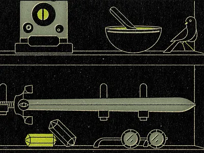 Shop bird crystal eye mystery potion sword