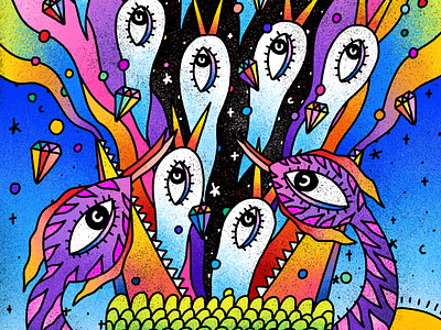 Spectral Release doodle doodleverse dreams ill illustration nft nft artist procreate