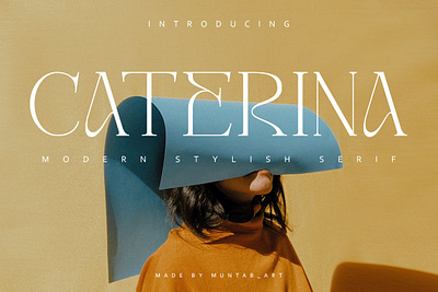 Caterina | Display Font advertising font branding font calligraphy fonts classy fonts display font display fonts elegant fonts fashion font fonts lettering logo font luxury fonts magazine font minimalist font modern fonts sans serif font stylish fonts typeface typography unique font